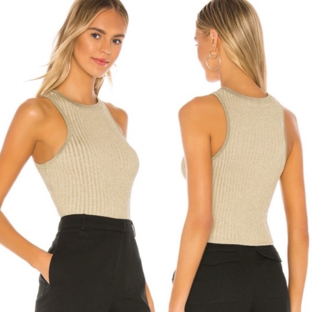 Superdown Sonya Ribbed Sweater Tank